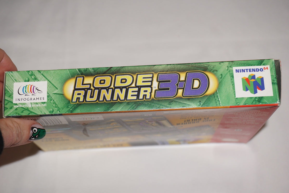 Lode Runner 3D (Nintendo 64 N64) Complete in Box CIB