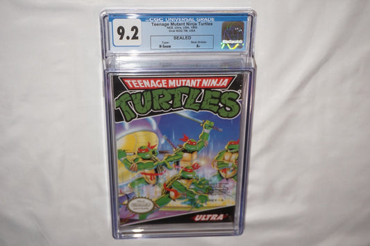 Teenage Mutant Ninja Turtles 1 (Nintendo NES) CGC 9.2 A+ NEW Sealed
