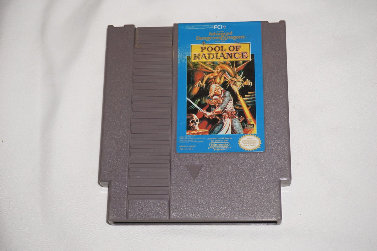Advanced Dungeons & Dragons Pool of Radiance (Nintendo NES) Cart Only