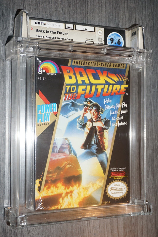 Back To The Future (Nintendo NES) Wata 9.6 A NEW Factory Sealed