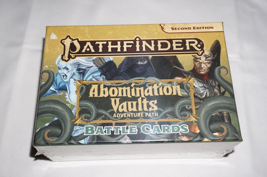 Pathfinder Abomination Vaults Adventure Path Battle Cards Second Ed NEW Sealed