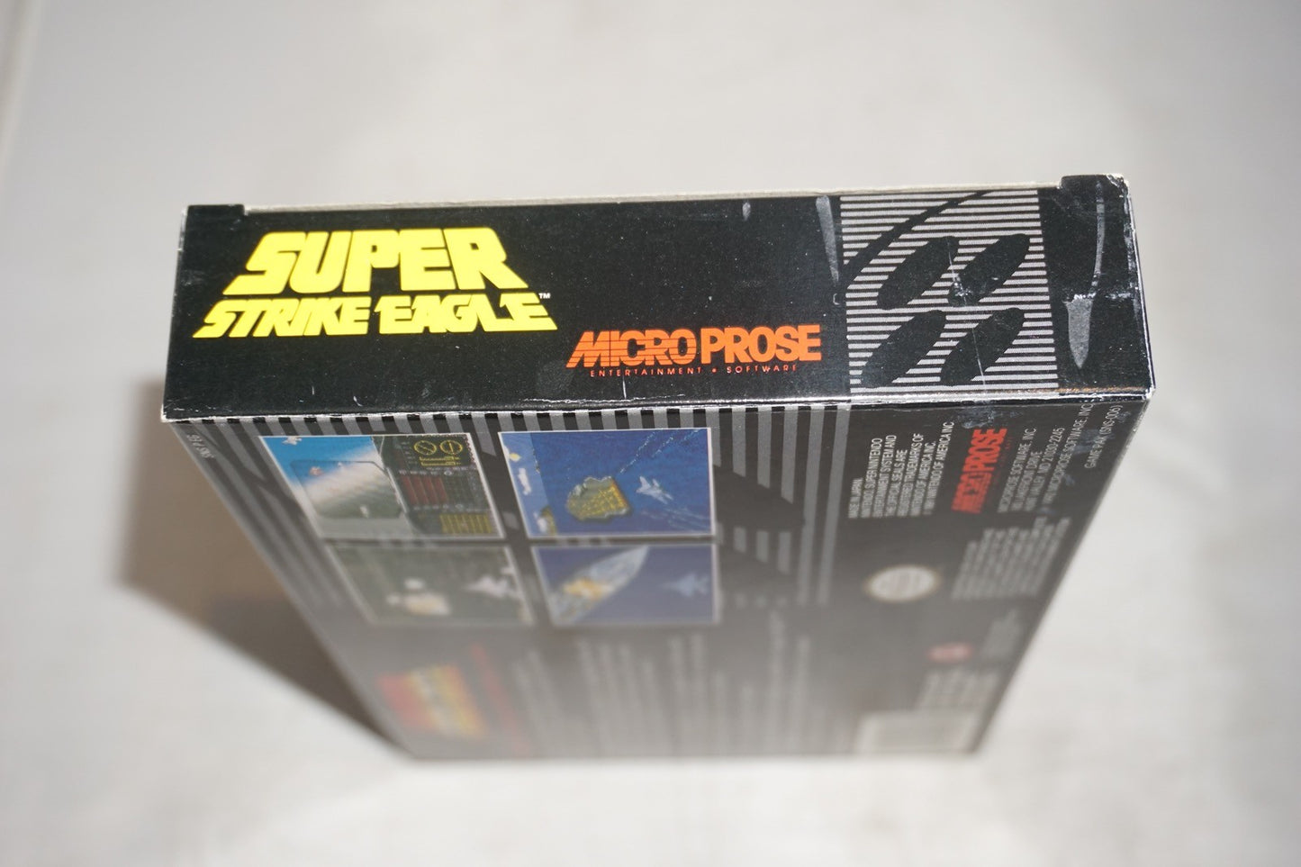 Super Strike Eagle (Super Nintendo SNES) Complete in Box w/ Reg Card Poster CIB