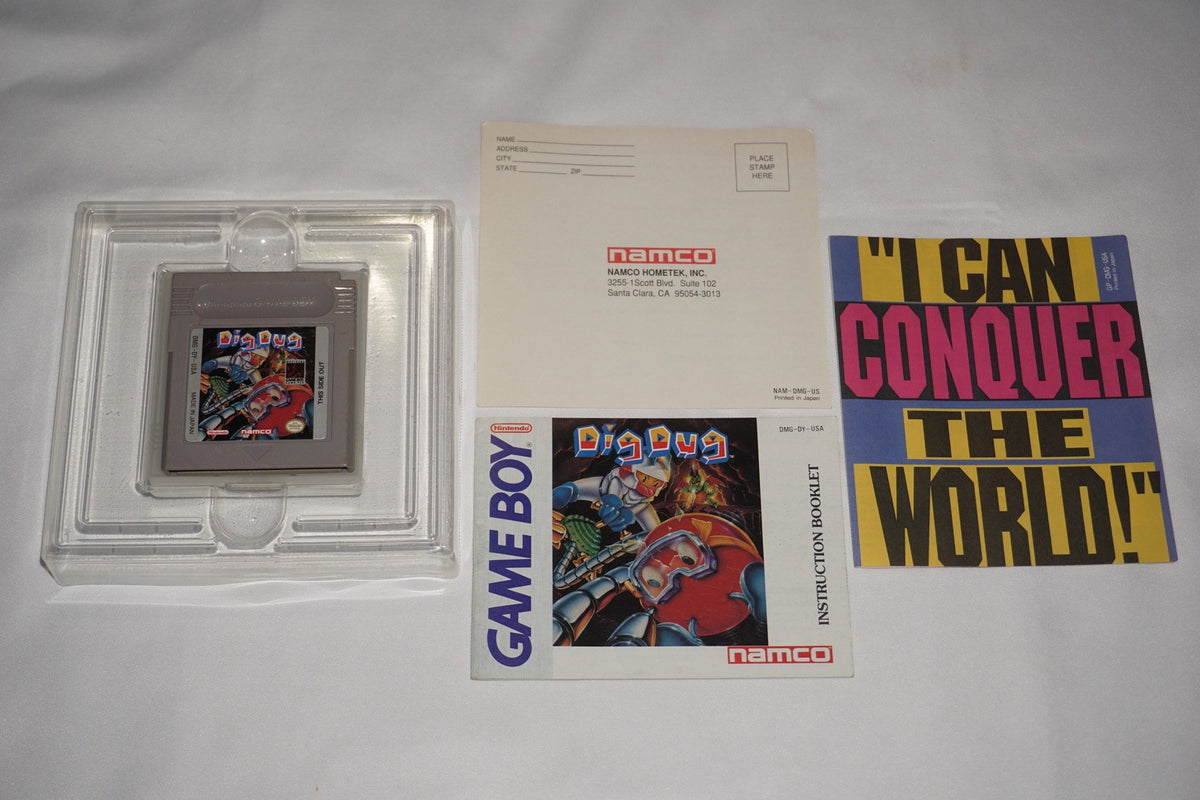 Dig Dug (Nintendo Game Boy Gameboy) Complete in Box w/ Reg CIB