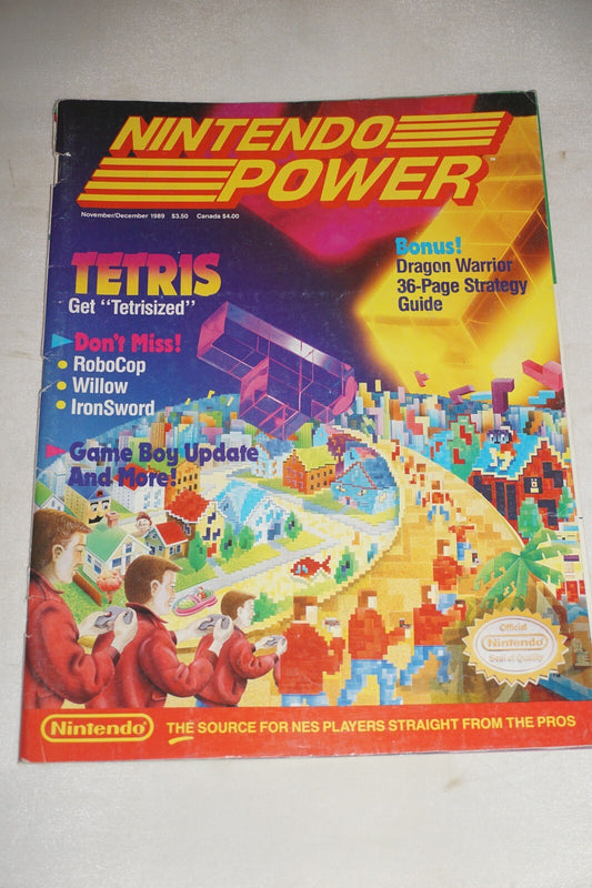 November/December 1989 Tetris Nintendo Power Magazine #4