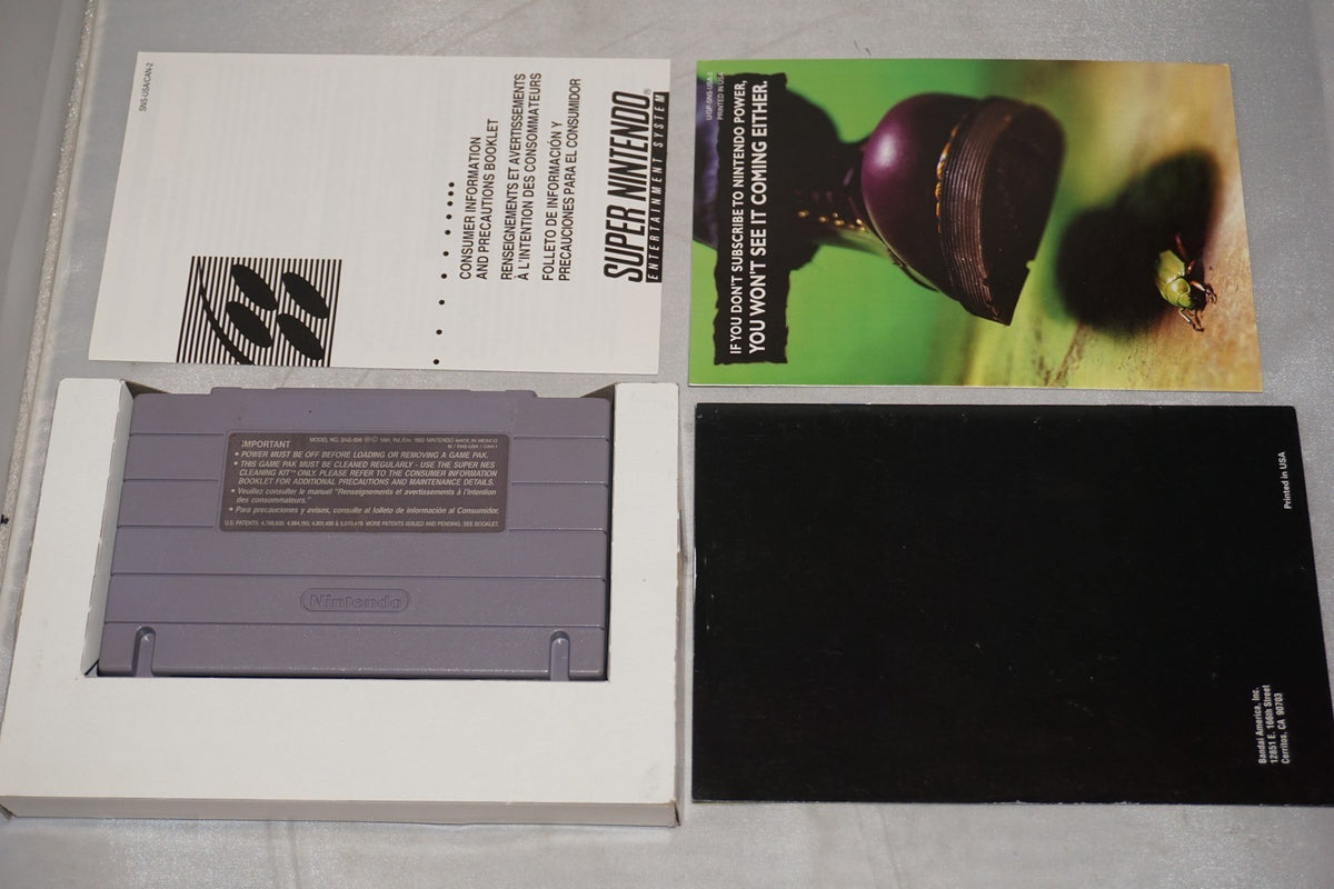 Power Rangers Zeo Battle Racers (Super Nintendo SNES) Complete in Box CIB
