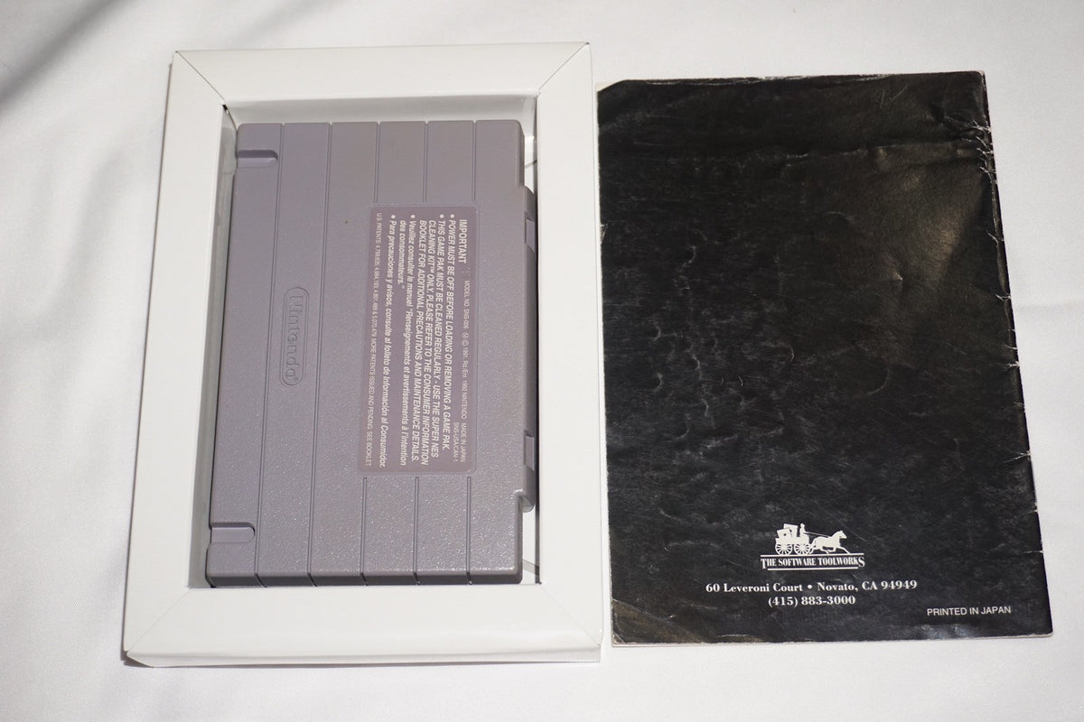 Mario is Missing (Super Nintendo SNES) Complete in Box CIB