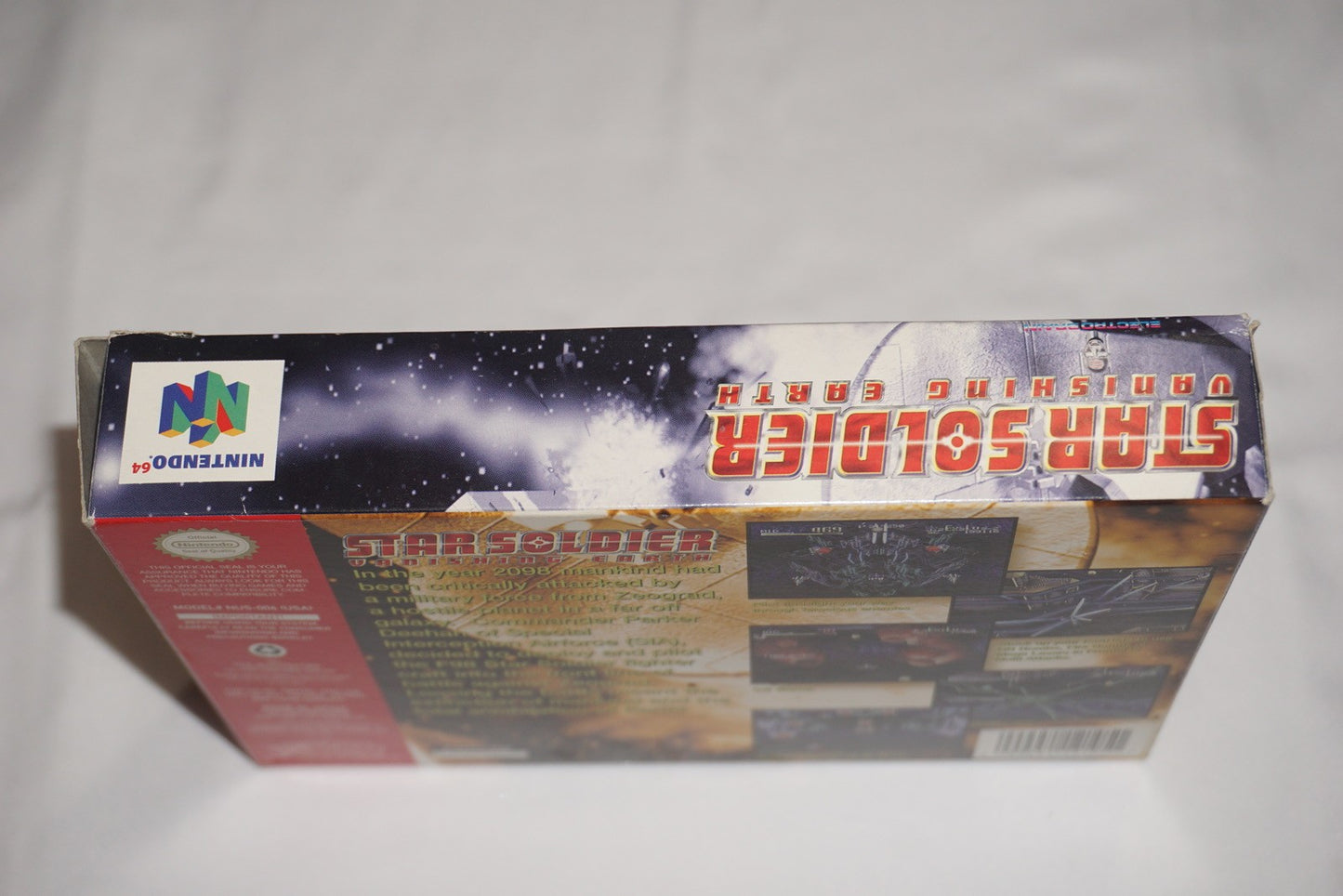 Star Soldier Vanishing Earth (Nintendo 64 N64) Complete in Box CIB