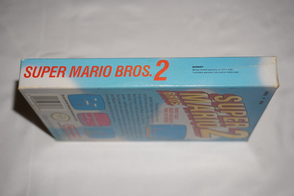 Super Mario Bros 2 (Nintendo NES) Complete in Box CIB