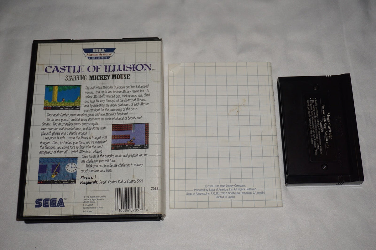 Castle of Illusion (Sega Master System SMS) Complete
