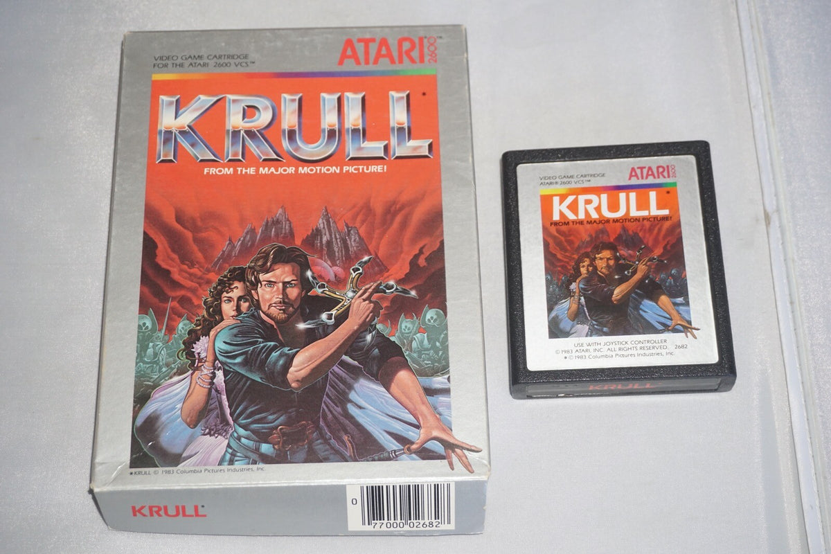 Krull (Atari 2600) with Box