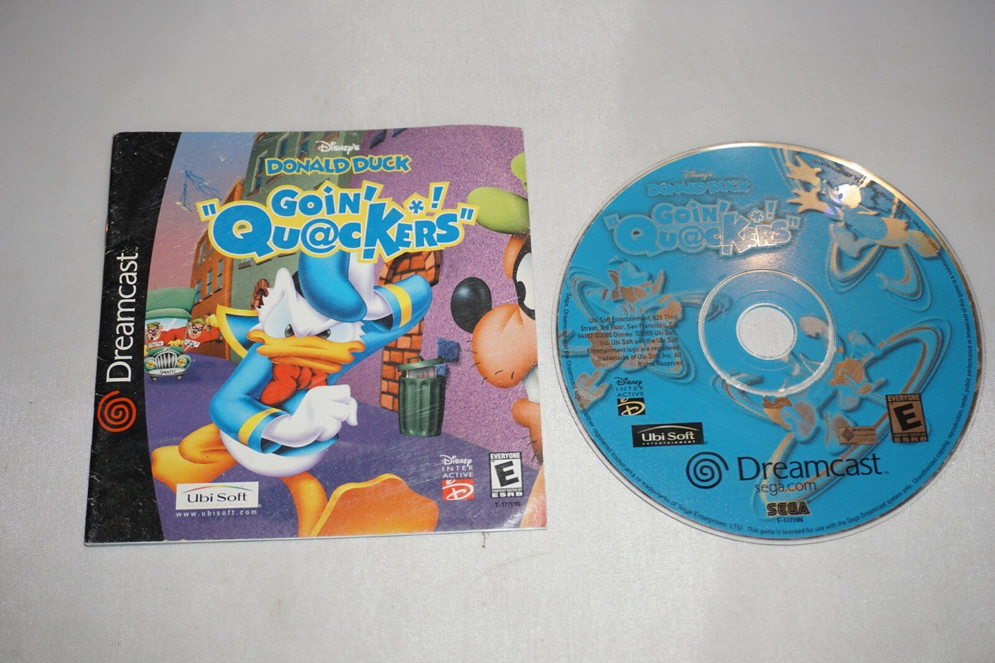 Donald Duck Goin Quackers (Sega Dreamcast) with Manual Tested
