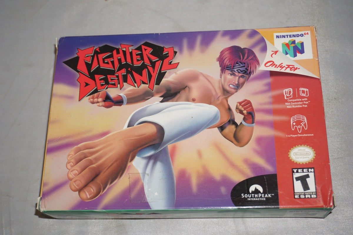 Fighter Destiny 2 (Nintendo 64 N64) Complete in Box CIB Near Mint