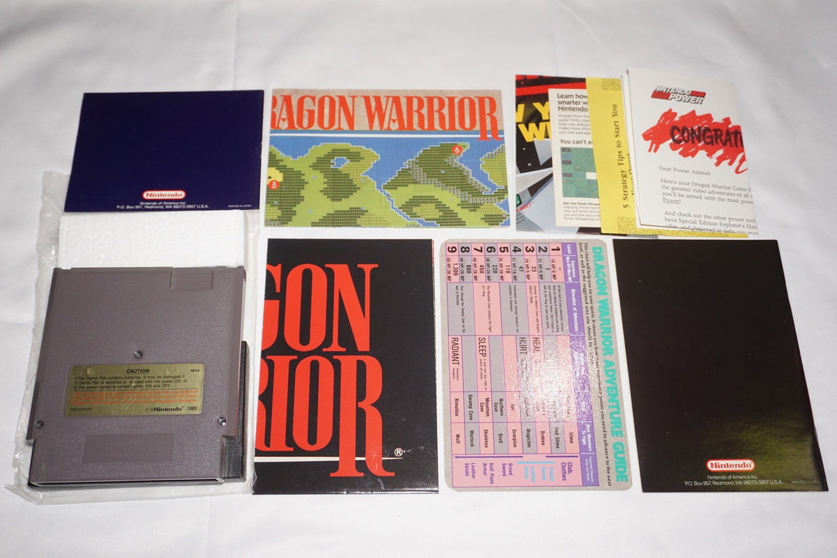 Dragon Warrior 1 (Nintendo NES) 100% Complete in Box CIB