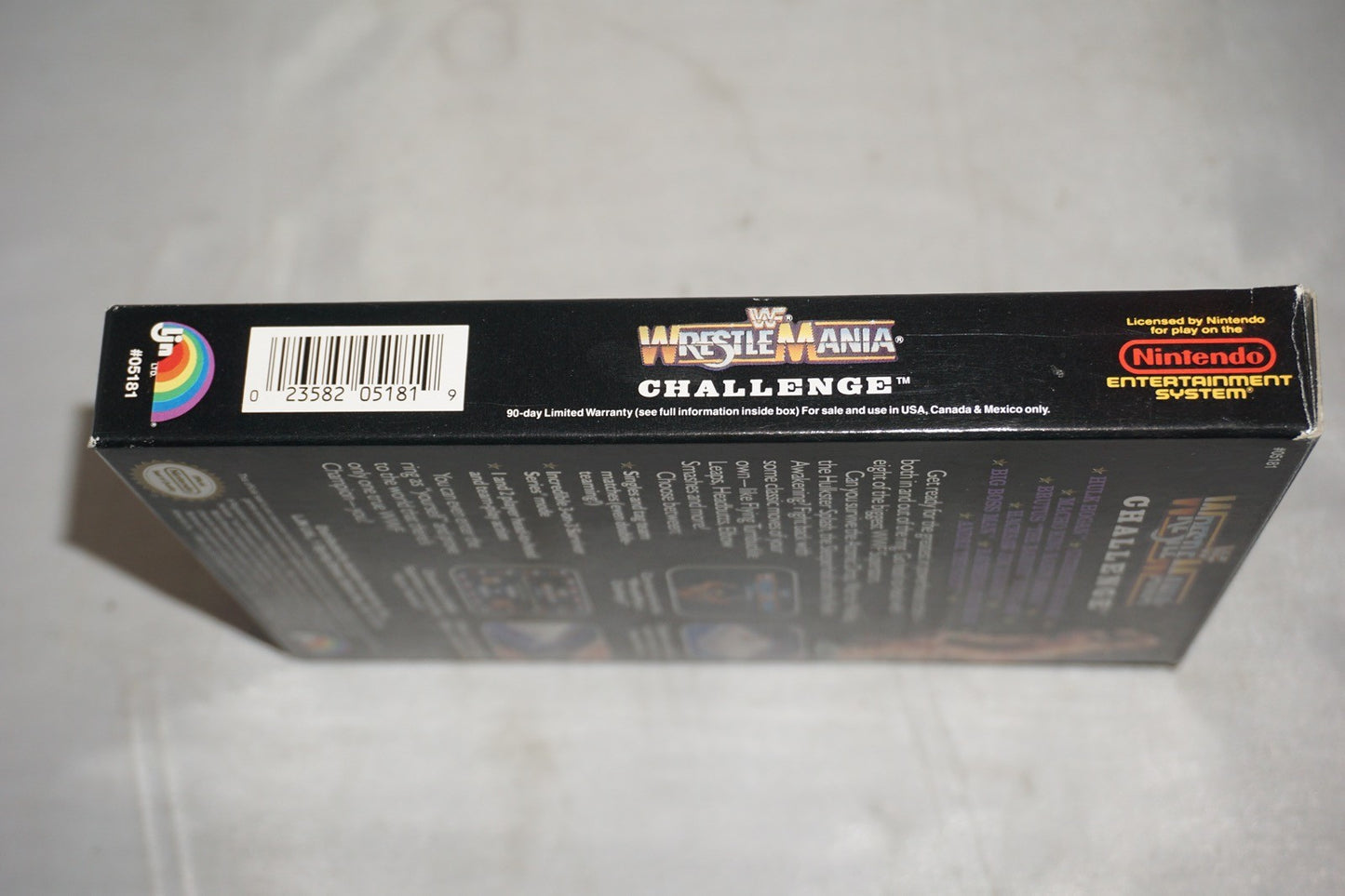 WWF WWE Wrestlemania Challenge (Nintendo NES) Complete in Box CIB
