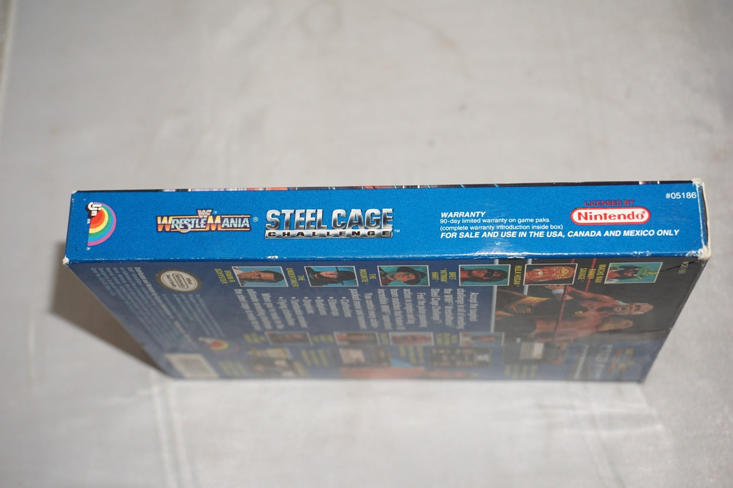 WWF WWE Wrestlemania Steel Cage Challenge (Nintendo NES) Complete in Box CIB
