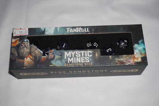 Fanroll Mystic Mines Blue Sandstone Set D&D NEW Sealed
