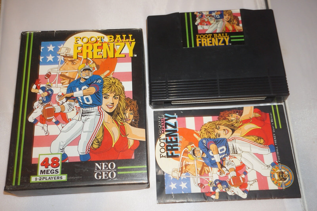 Football Frenzy Dog Tag (Neo Geo AES English) Complete in Box