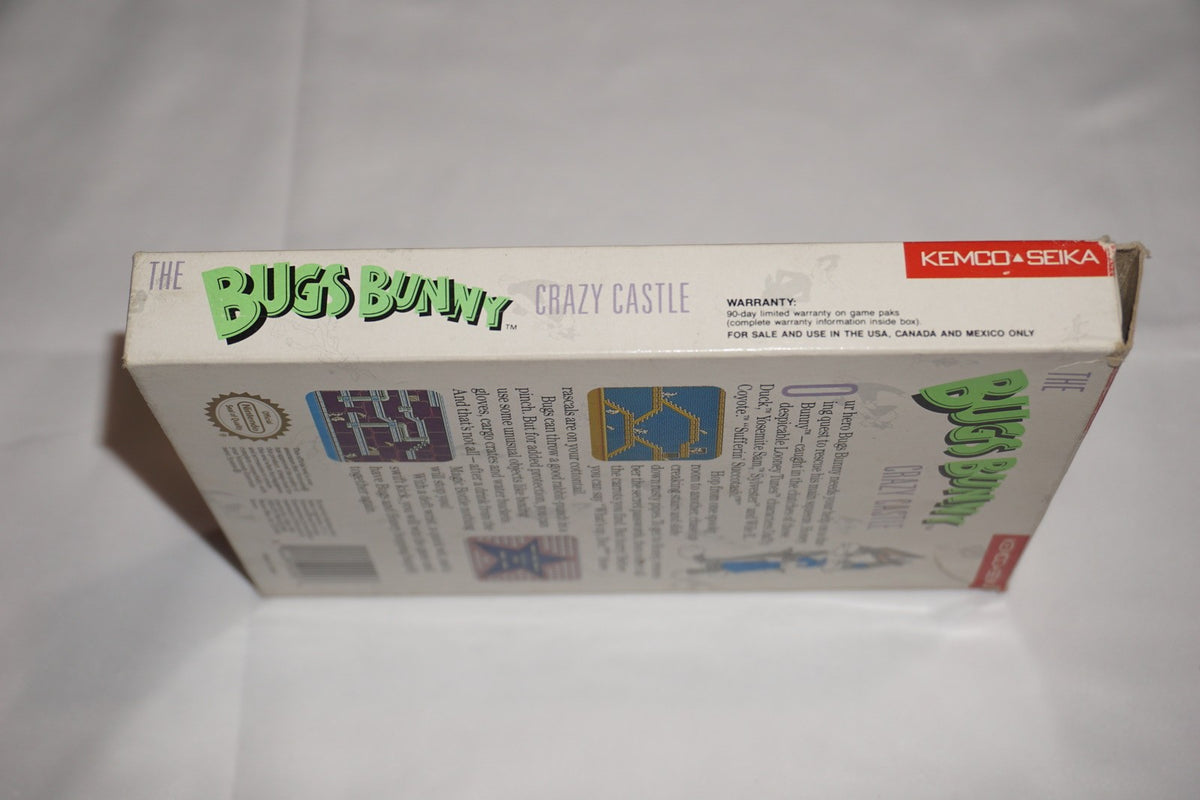 Bugs Bunny Crazy Castle (Nintendo NES) Complete in Box w/ Reg Card CIB