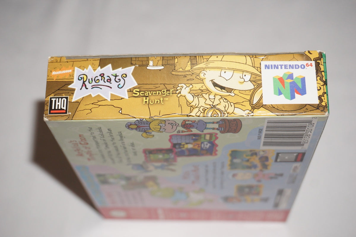 Rugrats Scavenger Hunt (Nintendo 64 N64) Complete in Box w/ Poster CIB