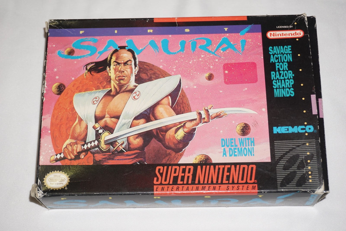 First Samurai (Super Nintendo SNES) Complete in Box CIB