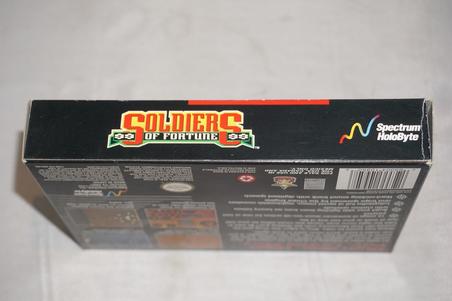 Soldiers Of Fortune (Super Nintendo SNES) Complete in Box CIB
