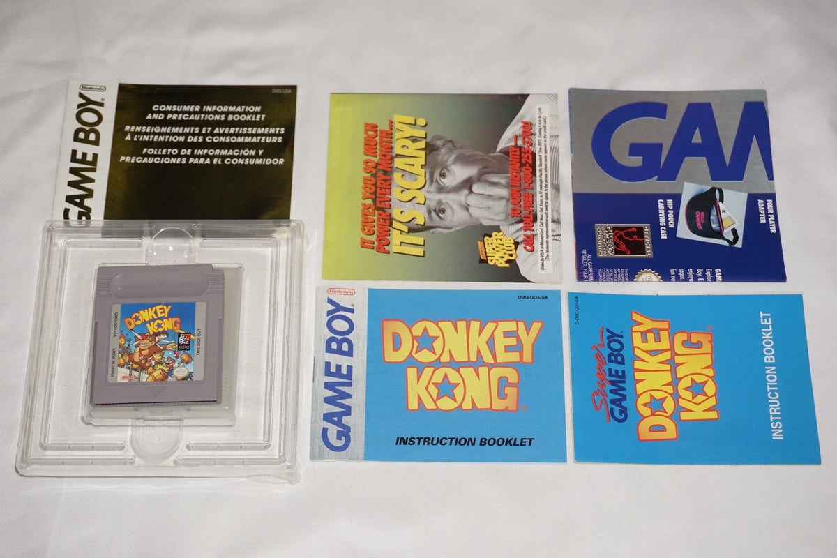 Donkey Kong (Nintendo Game Boy Game Boy) Complete in Box CIB