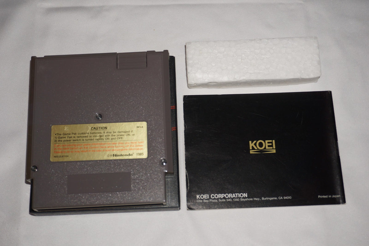 Nobunaga’s Ambition 1 (Nintendo NES) Complete in Box CIB