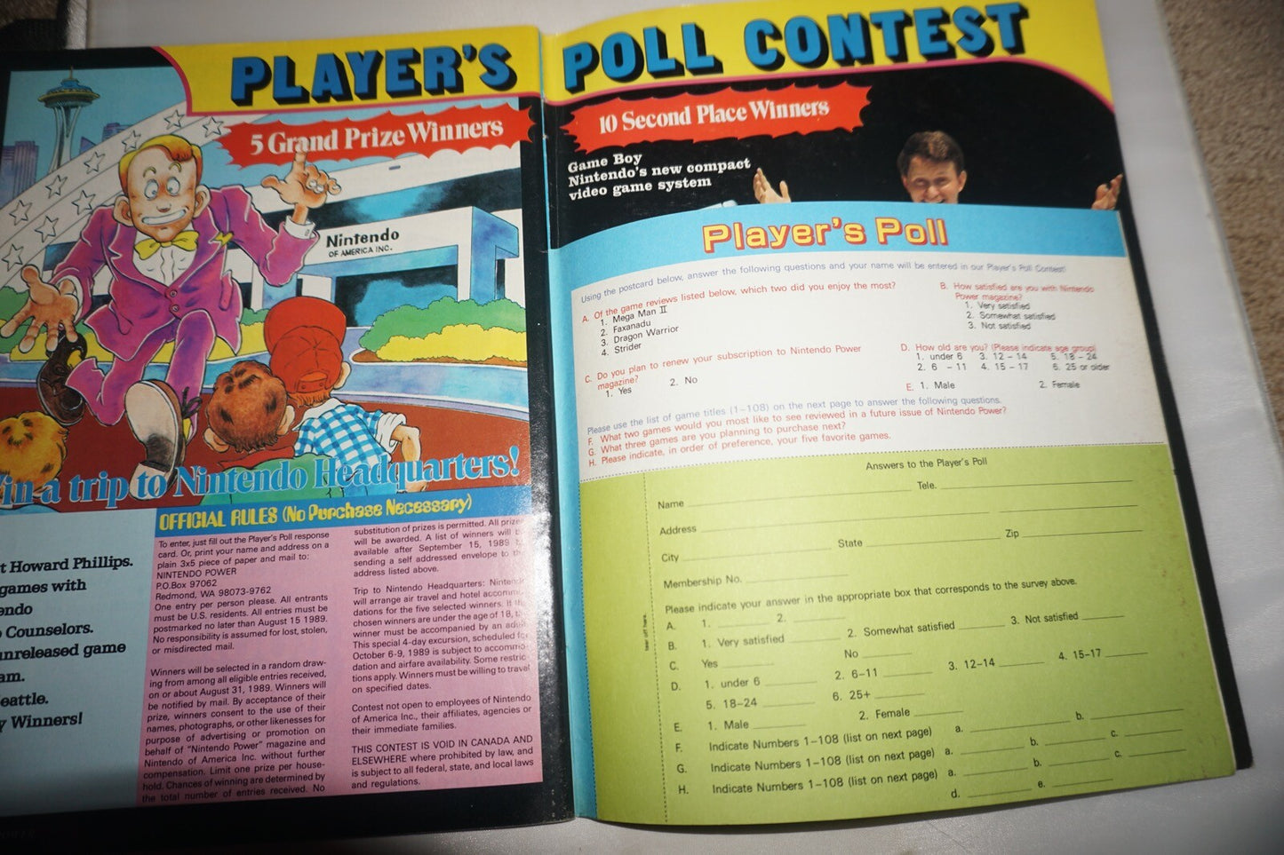 July/August 1989 Mega Man II Nintendo Power Magazine #2