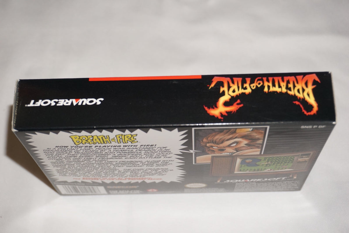 Breath of Fire 1 (Super Nintendo SNES) Complete in Box w/ Reg Charts CIB