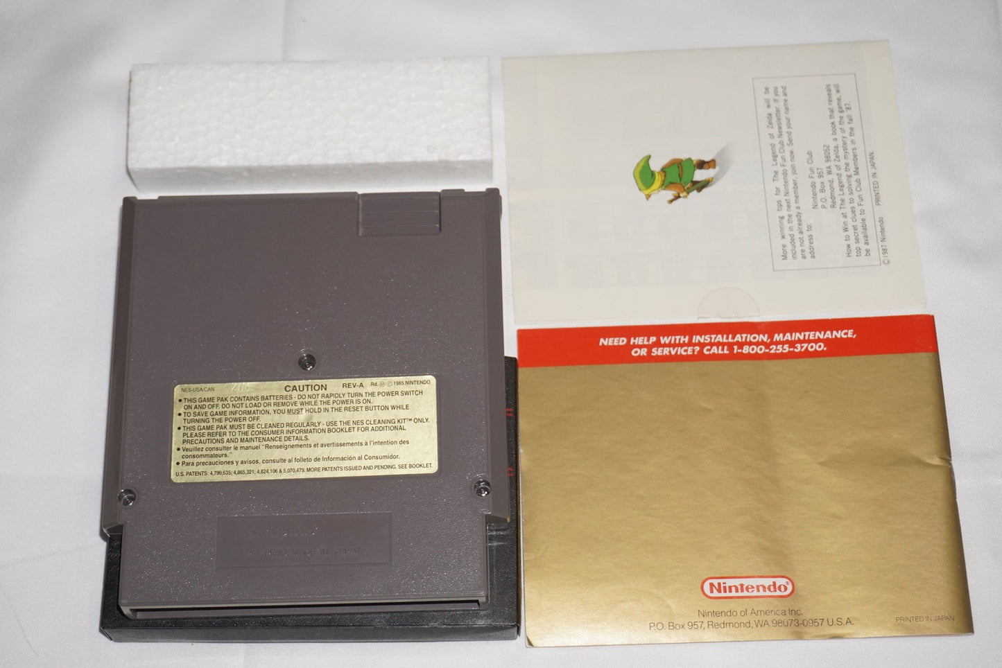 Legend of Zelda Classic Series (Nintendo NES) Complete in Box w/ Tips CIB