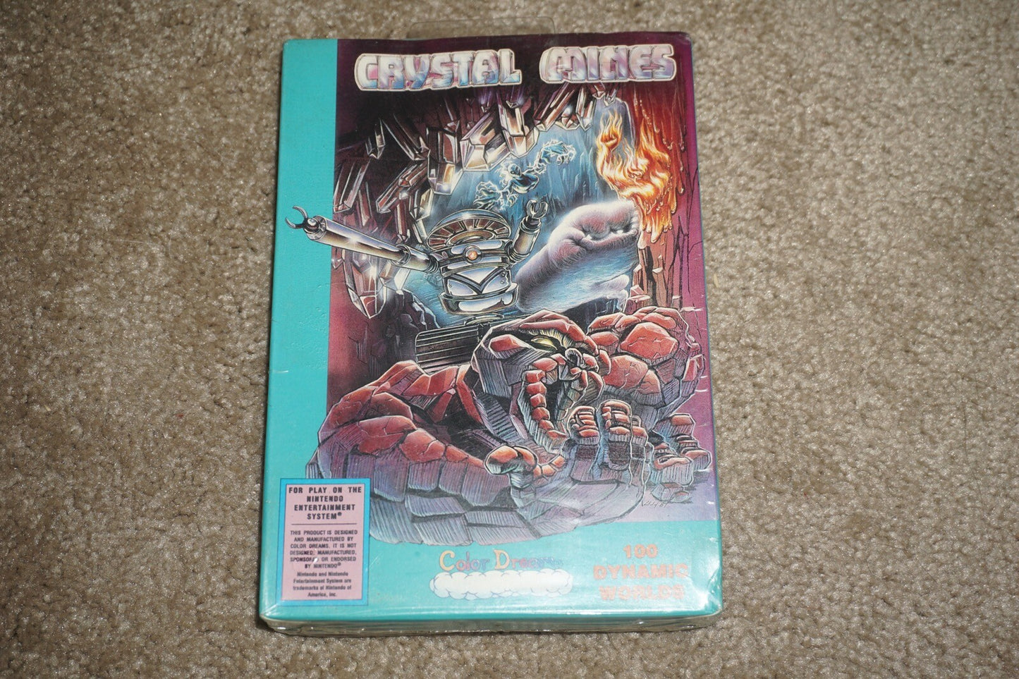 Crystal Mines (Nintendo NES) NEW Factory Sealed US Release