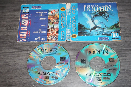Ecco The Dolphin + Classics 5 in 1 (Sega CD) with Case