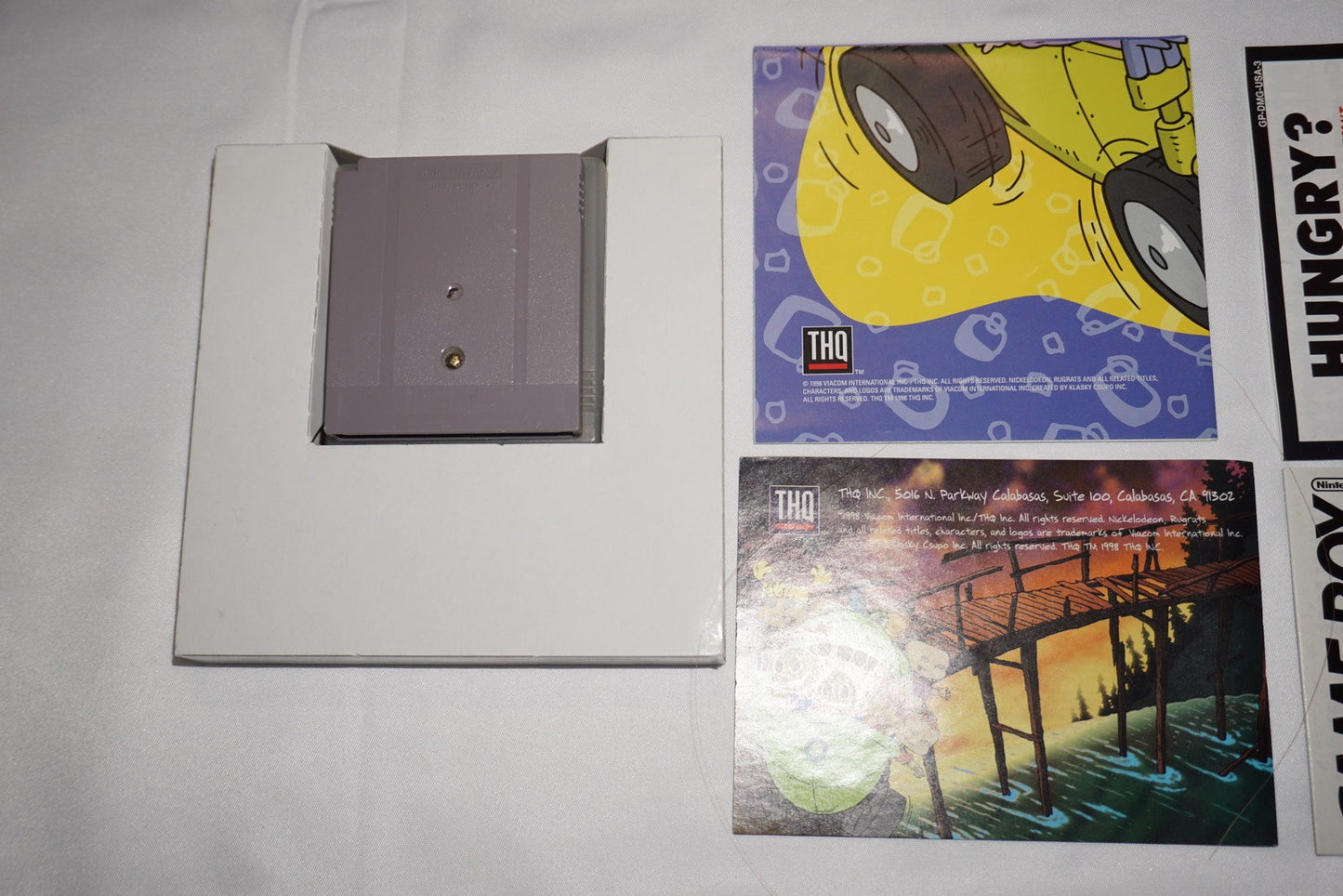 Rugrats Movie (Nintendo Game Boy Gameboy) Complete in Box w/ Poster CIB