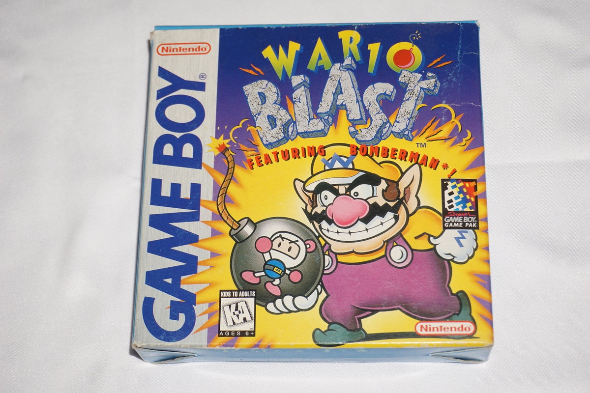 Wario Blast (Gameboy Game Boy GB) Complete CIB Authentic
