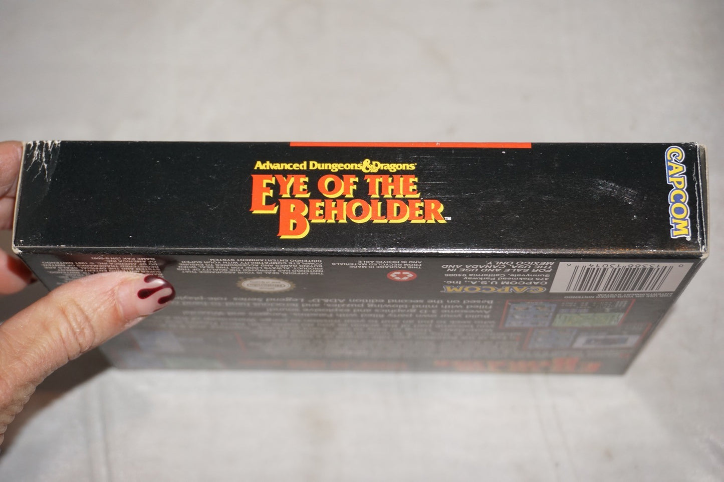 Advanced Dungeons & Dragons Eye of Beholder (Super Nintendo SNES) Complete CIB