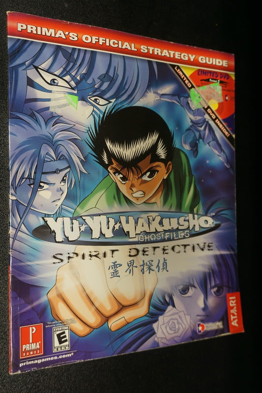 Yu Yu Hakusho Spirit Detective Prima W/ Dvd Strategy Guide Playstation 2