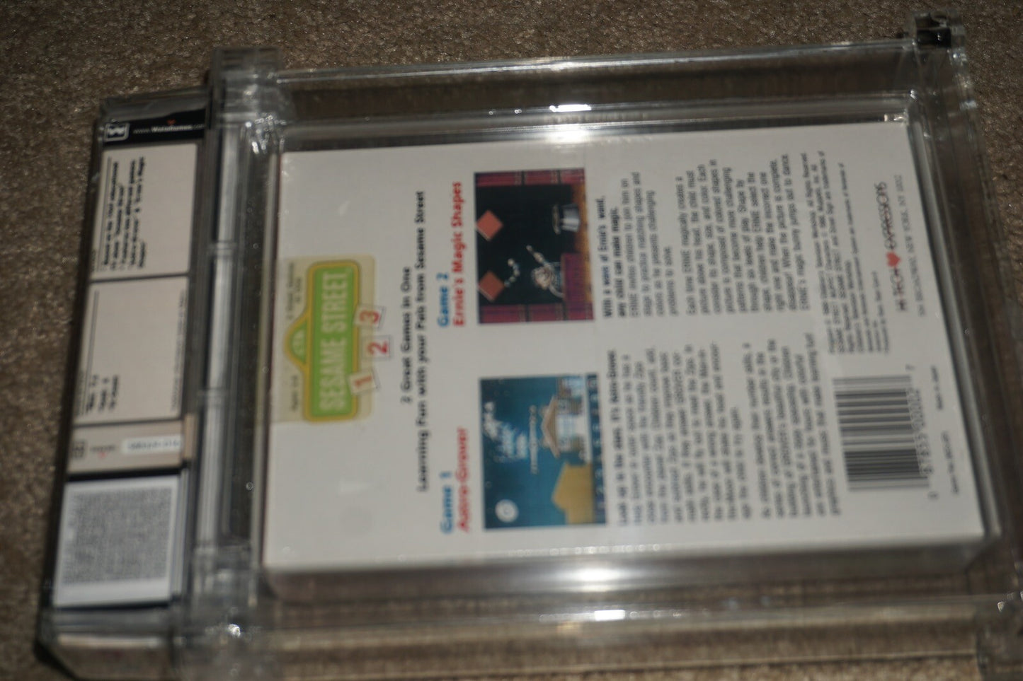 Sesame Street 123 (Nintendo NES) WATA 9.6 A NEW Factory Sealed Round Seal