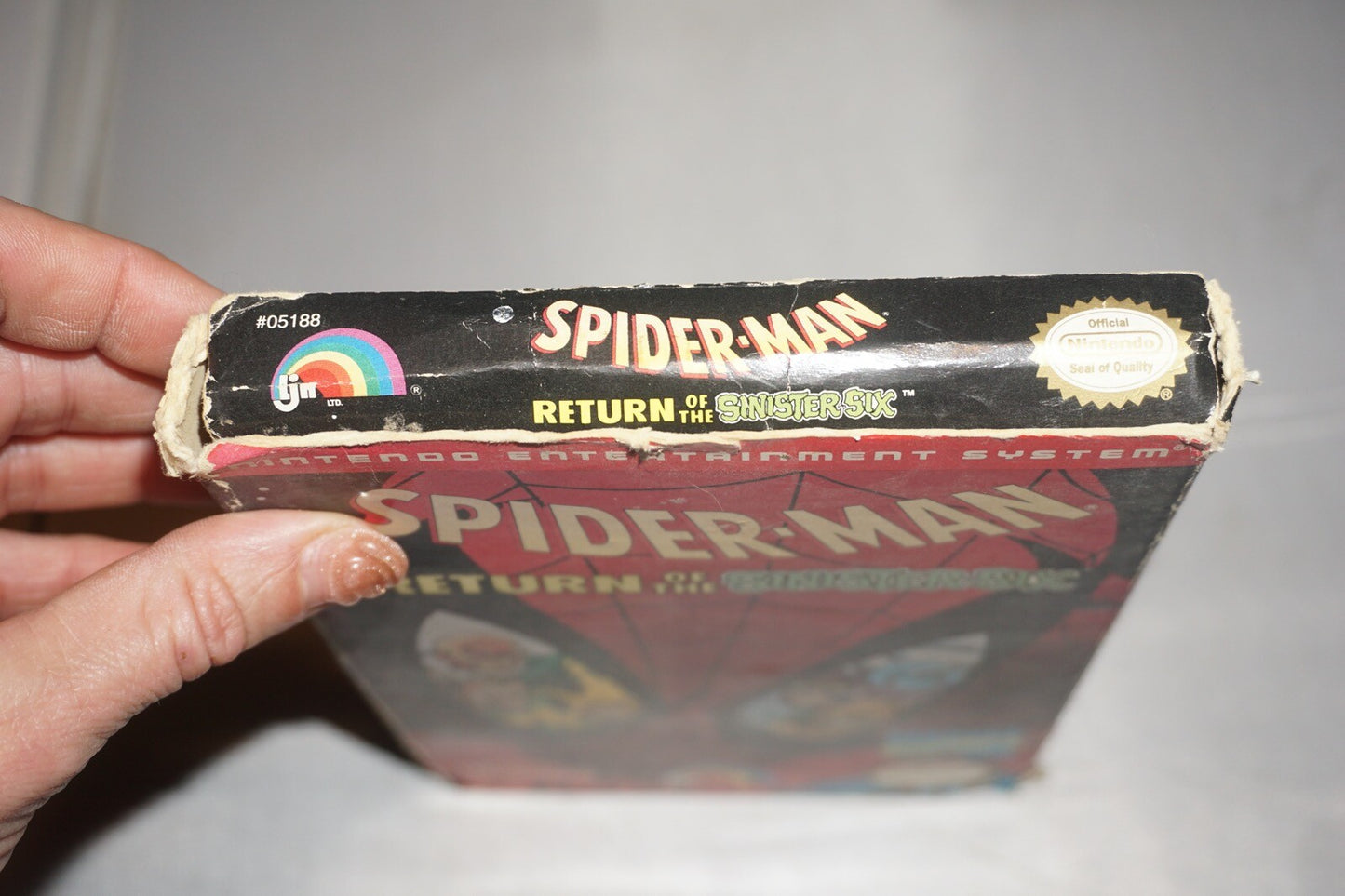 Spider-Man Return Of Sinister Six (Nintendo NES) Complete in Box CIB