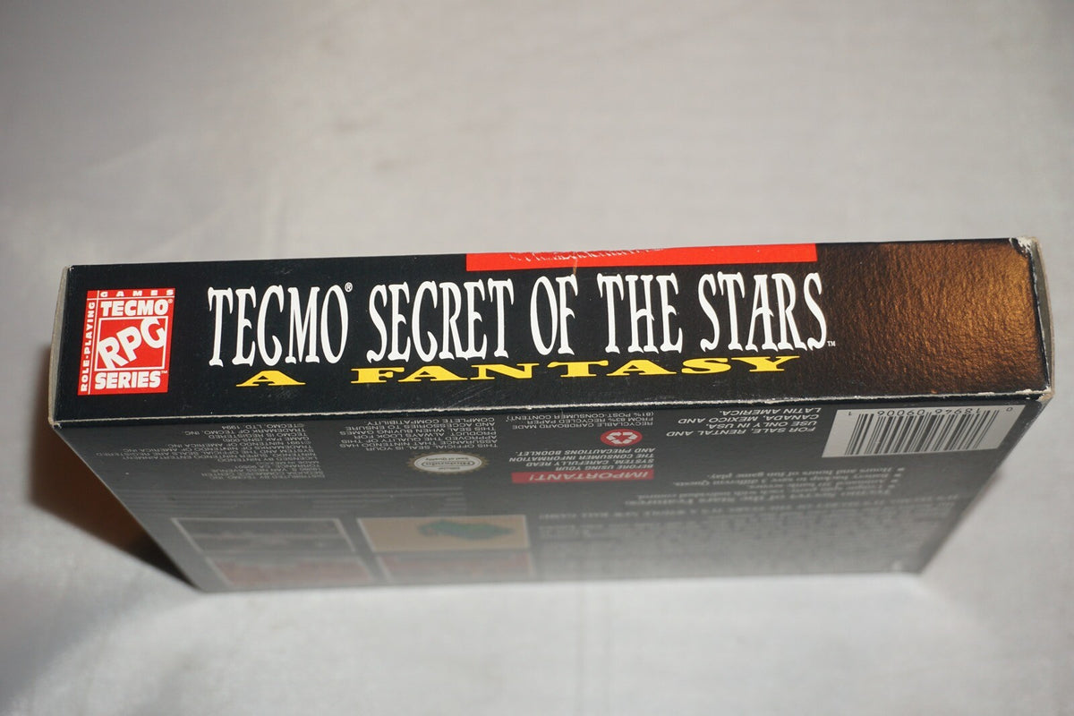 Tecmo Secret of the Stars (Super Nintendo SNES) Complete in Box CIB