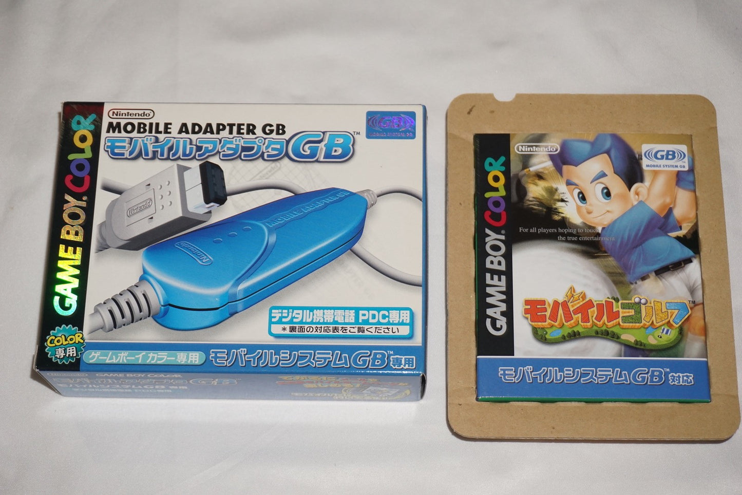 Mobile Golf (Game Boy Color GameBoy) Complete in Box w/ Adapter CIB Japan Import