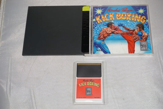 Andre Panza Kickboxing (Turbo Grafx 16 tg16) Complete in Case Turbografx