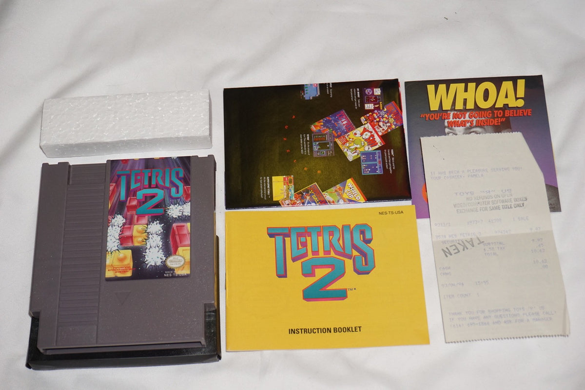 Tetris 2 (Nintendo NES) Complete in Box CIB