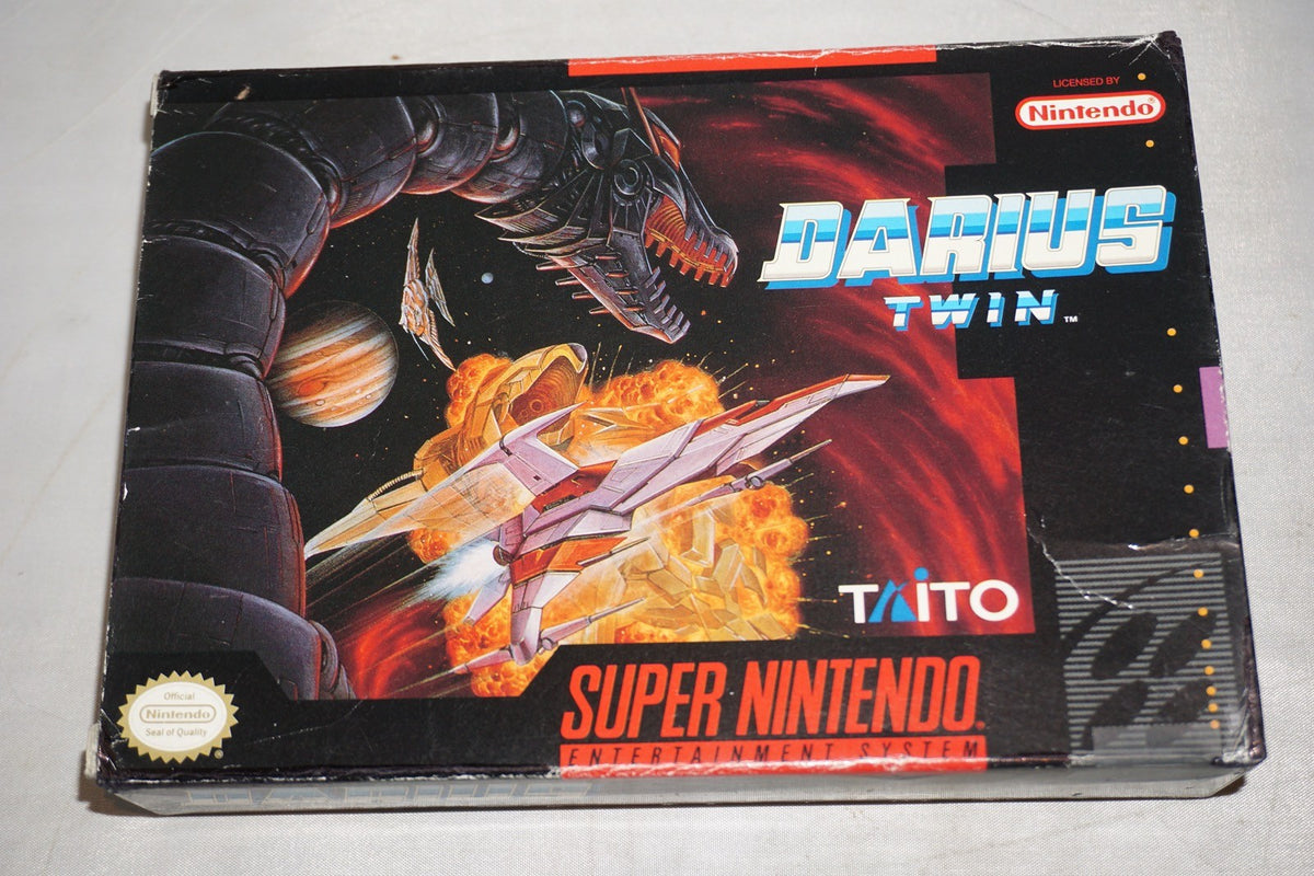 Darius Twin (Super Nintendo SNES) Complete in Box CIB