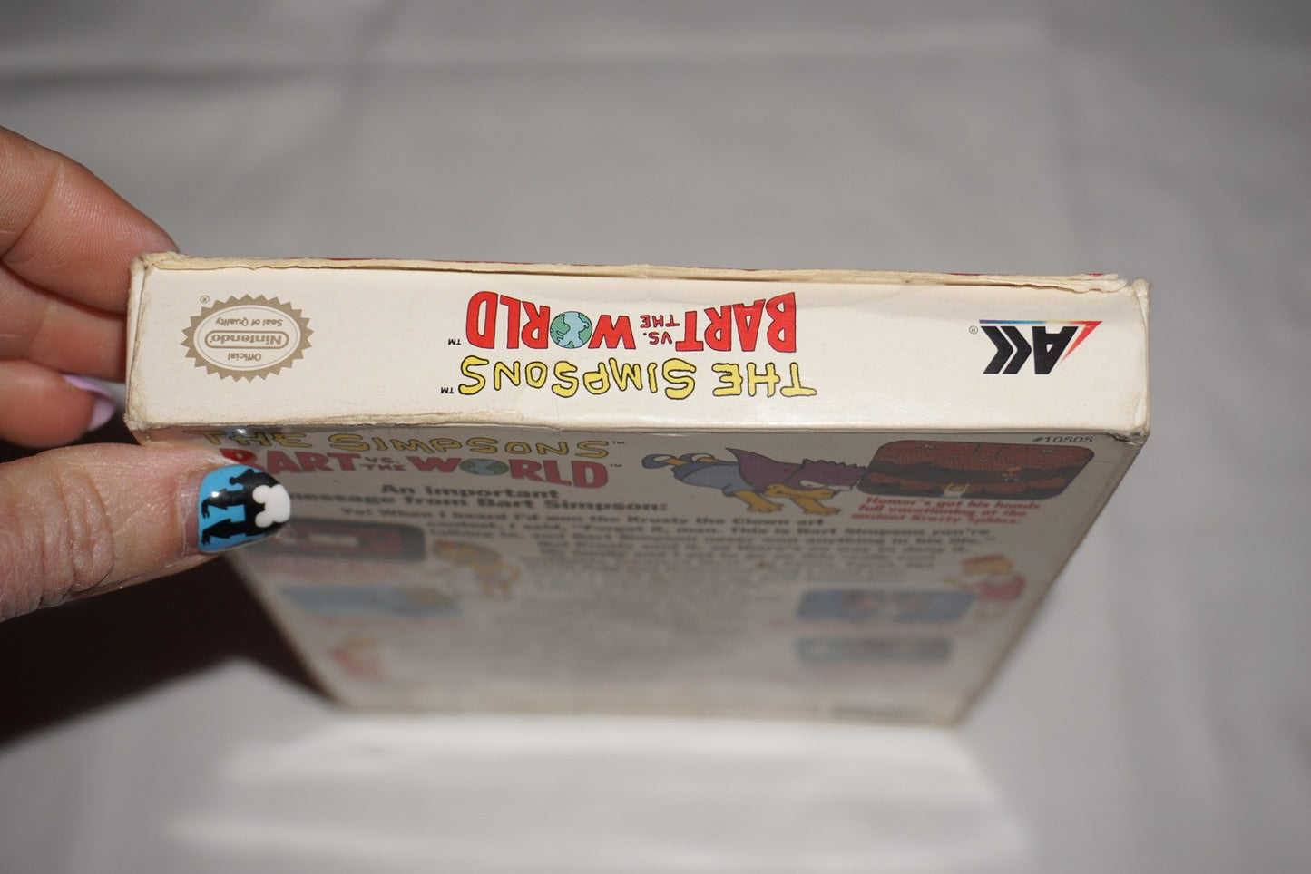 Simpsons Bart vs World (Nintendo NES) Complete in Box CIB