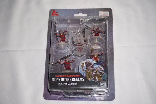Icons of the Realms Kuo-Toa Warband D&D Dungeons & Dragons NEW