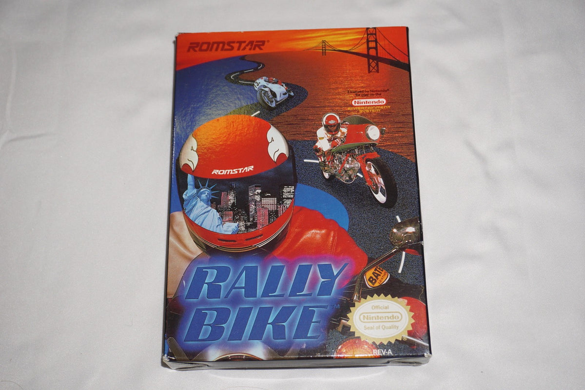 Rally Bike (Nintendo NES) Complete in Box CIB