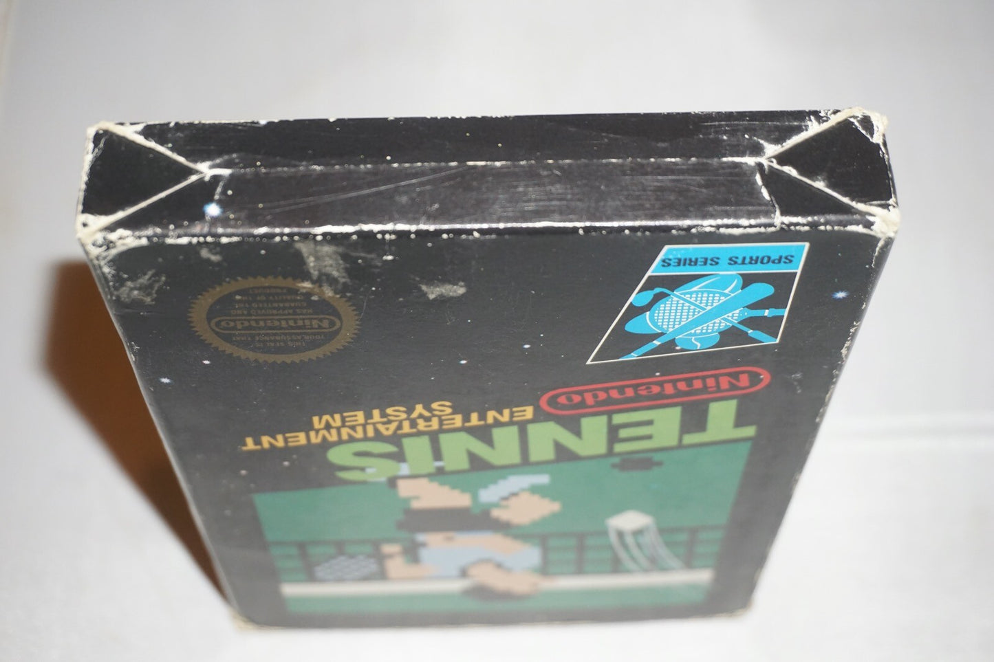 Tennis HANGTAB No Code (Nintendo NES) Complete in Box CIB