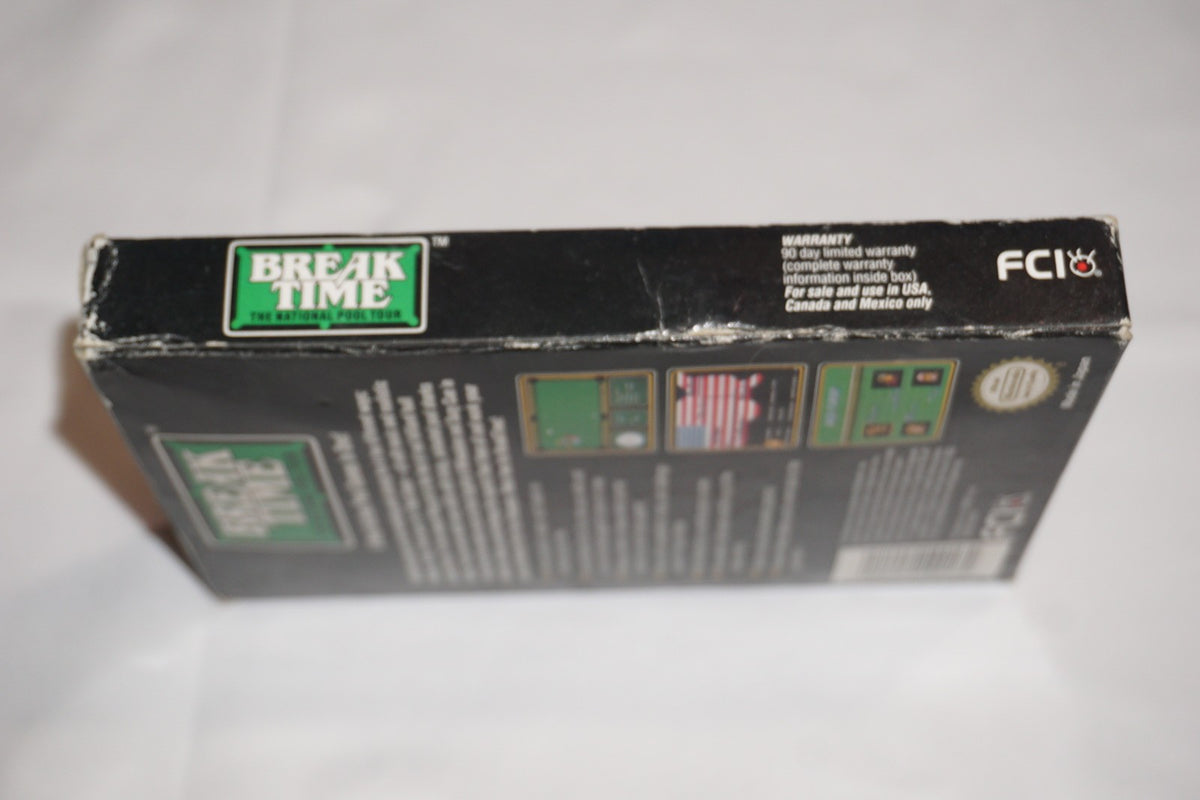 Break Time (Nintendo NES) Complete in Box w/ Reg Card CIB