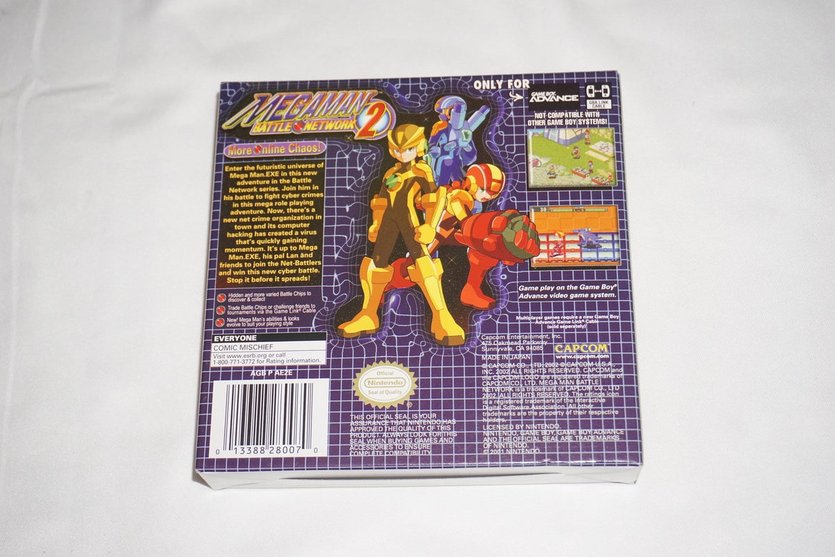 Mega Man Battle Network 2 (Game Boy Advance GBA) Complete in Box CIB