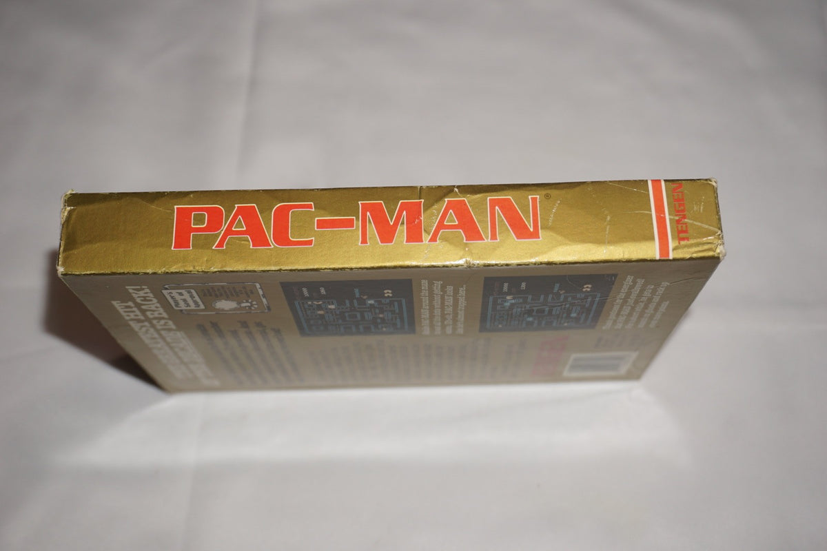 Pac Man Tengen (Nintendo NES) Complete in Box w/ Poster CIB